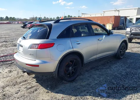 2004 Infiniti Fx35 z USA, uszkodzony, nr VIN JNRAS08UX4X106491
